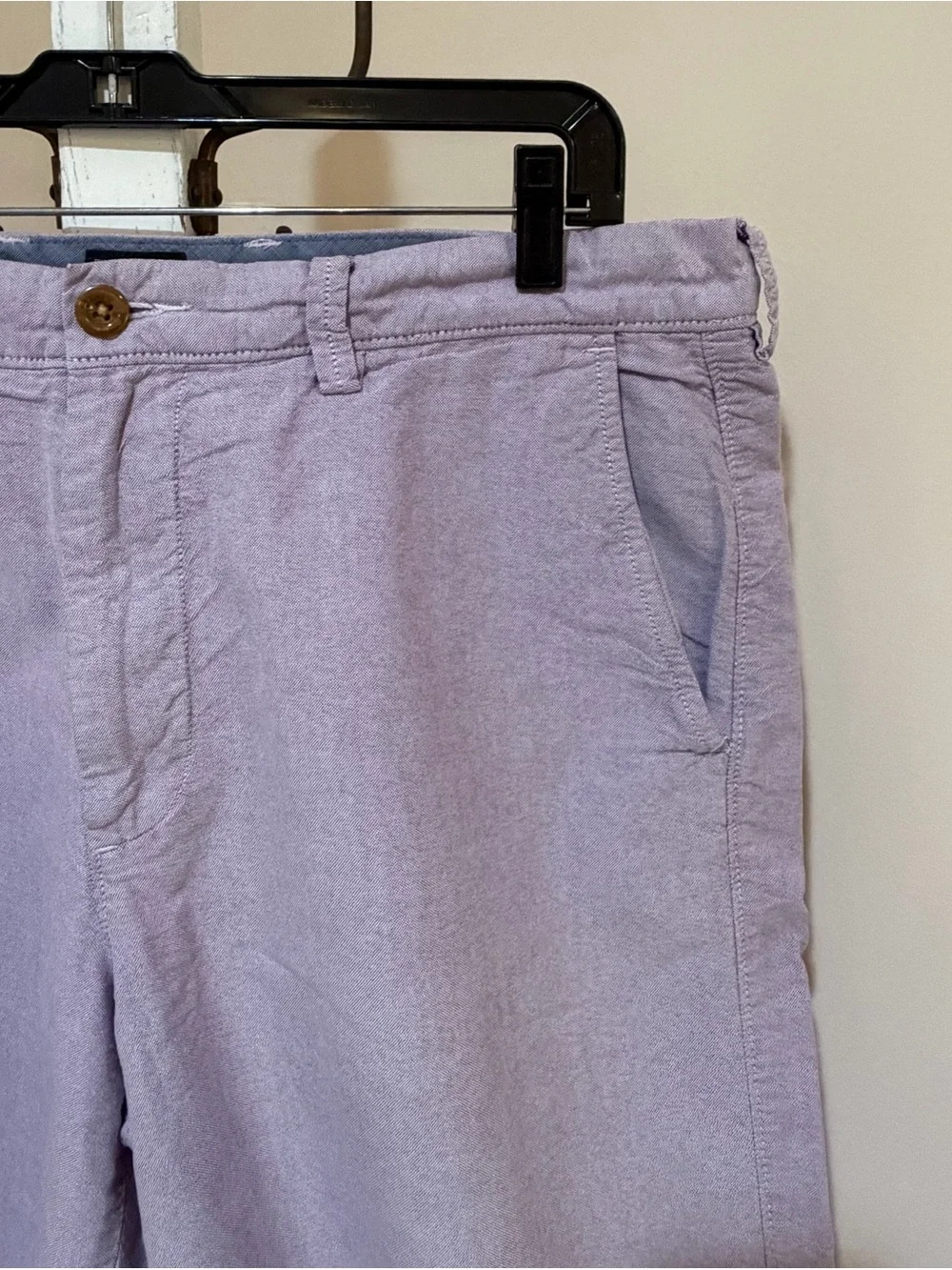 MENS JCREW CLUB SHORTS FLAT FRONT IN  SIZE 35” WAIST 11” LENGTH IN PURPLE